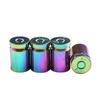 4Pcs Tire Valve Stem Cover Caps Aluminum Car Wheel Air Pressure Valve Cap Shell Dust Cap for Automotive Motorcycles