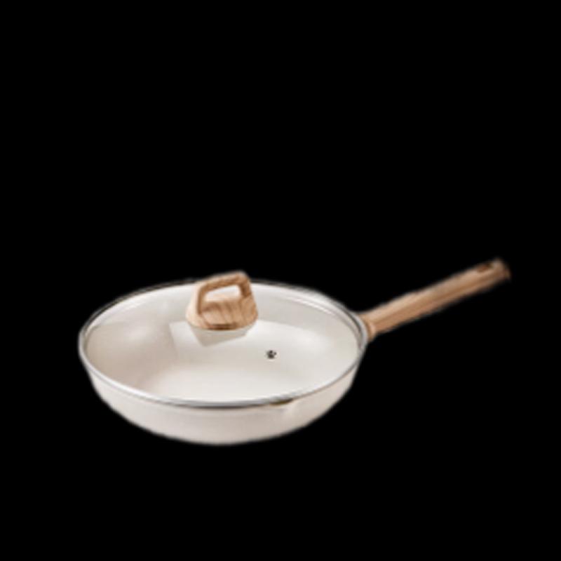 SUPOR 26cm Maifan Stone Non-stick Deep Frying Pan with Lid