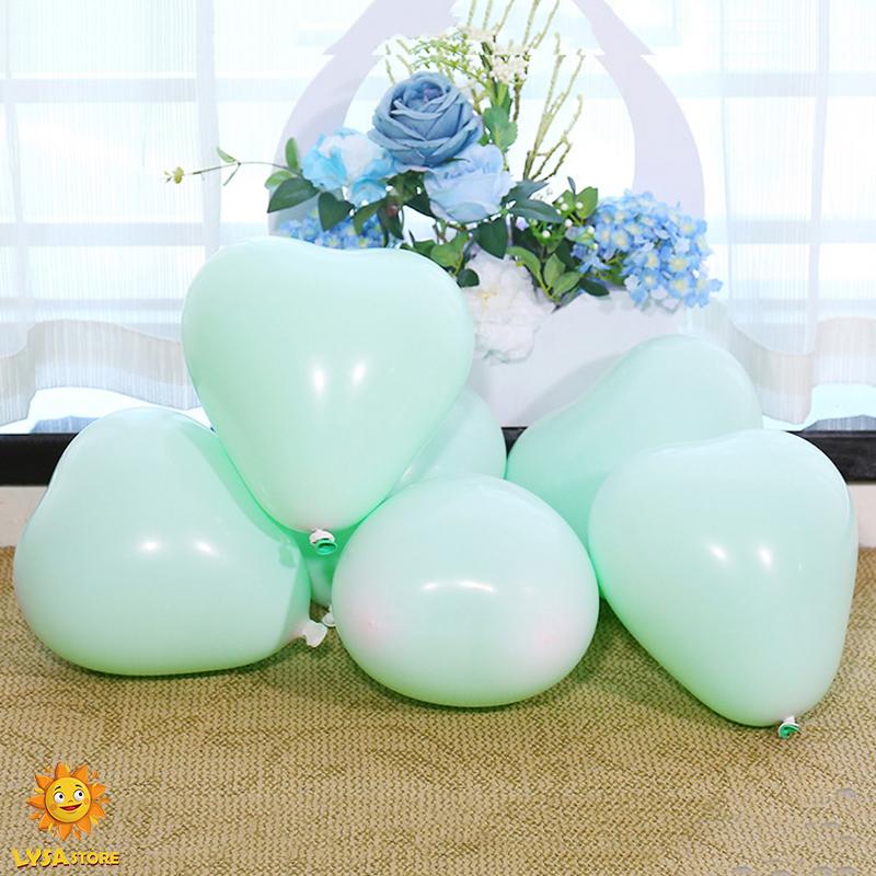 12inch Heart Shaped Balloon Love Anniversary Macaron Birthday Party Decoration Propose Wedding Site Layout Baby Shower Kids Toy