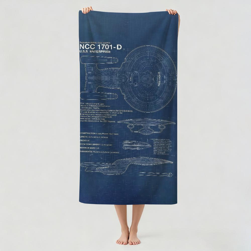 Fantasy movie S-Star T-Trek Towel Drying Bath Towel Applicable To Light Swimming Camping Yoga Beach Out