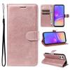 For Samsung Galaxy A07 4G/A06 5G/A06 4G Leather Wallet Case with Strap Solid Color Phone Stand Cover