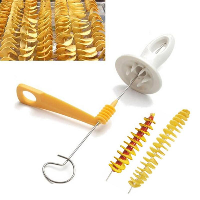 Hot-Selling Hand-Cranked Spiral Potato Cutter for Tornado Chips