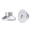 7-Zoll 45 U/min Vinyl Schallplattenadapter Metall Schallplattenstabilisatoren für überlegenes Audiophilen-Erlebnis