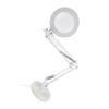 Desktop Magnifier 8X Magnification 10 Levels Adjustable Brightness 64 LEDs Magnifying Glass Desk Light with Foldable