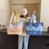 Laser Colorful Training Bag Portable Sports Fitness Bag Casual Swimming Yoga Bag Women's Large Capacity Outdoor Luggage Bag