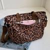 Sac de loisirs pour femmes classique à imprimé léopard de grande capacité avec plusieurs poches Nouveau sac cabas léger pour les déplacements