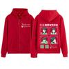 Anime The Apothecary Diaries Print Zip Up Hoodie Men Women Aesthetic Trend Sweatshirts Winter Casual Oversized Zipper Jacket Top