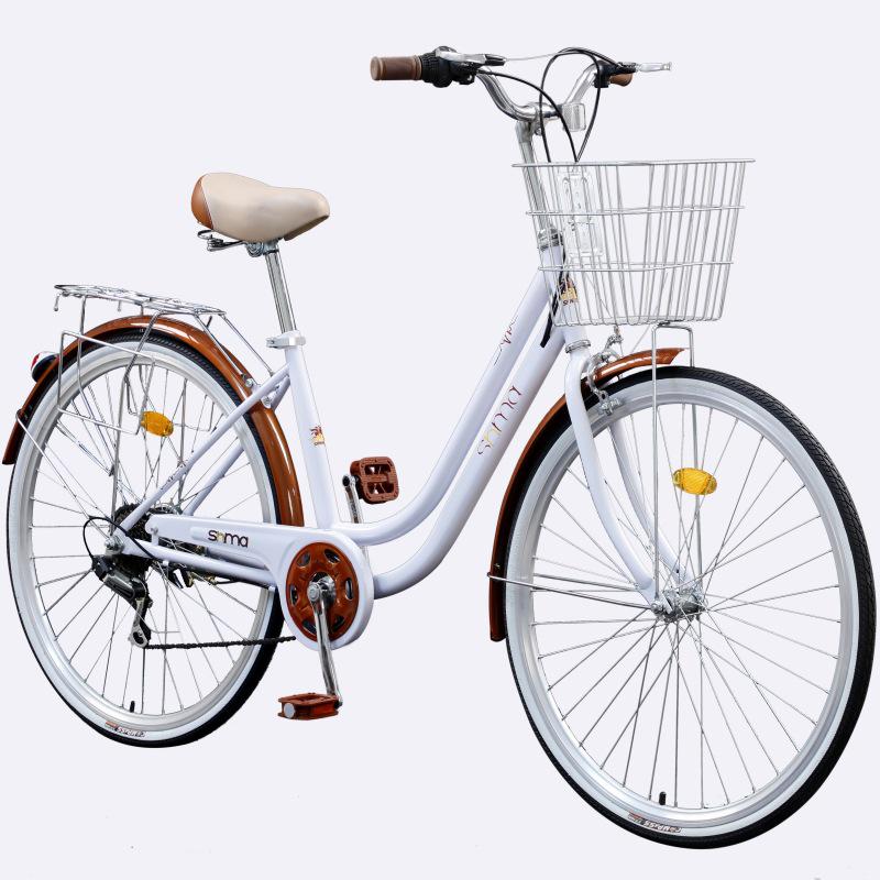 Sanhe Horse 24/26-inch Unisex Commuting & Shopping Bike with Variable Speed and Lightweight Design
