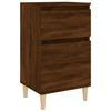 VidaXL Bedside Table Brown Oak 40x35x70 Cm 819706