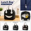 Insulated Lunch Bag with Zipper Closure and Dual Top Handles Portable Small Cooler Tote for Food Storage and Outdoor Use