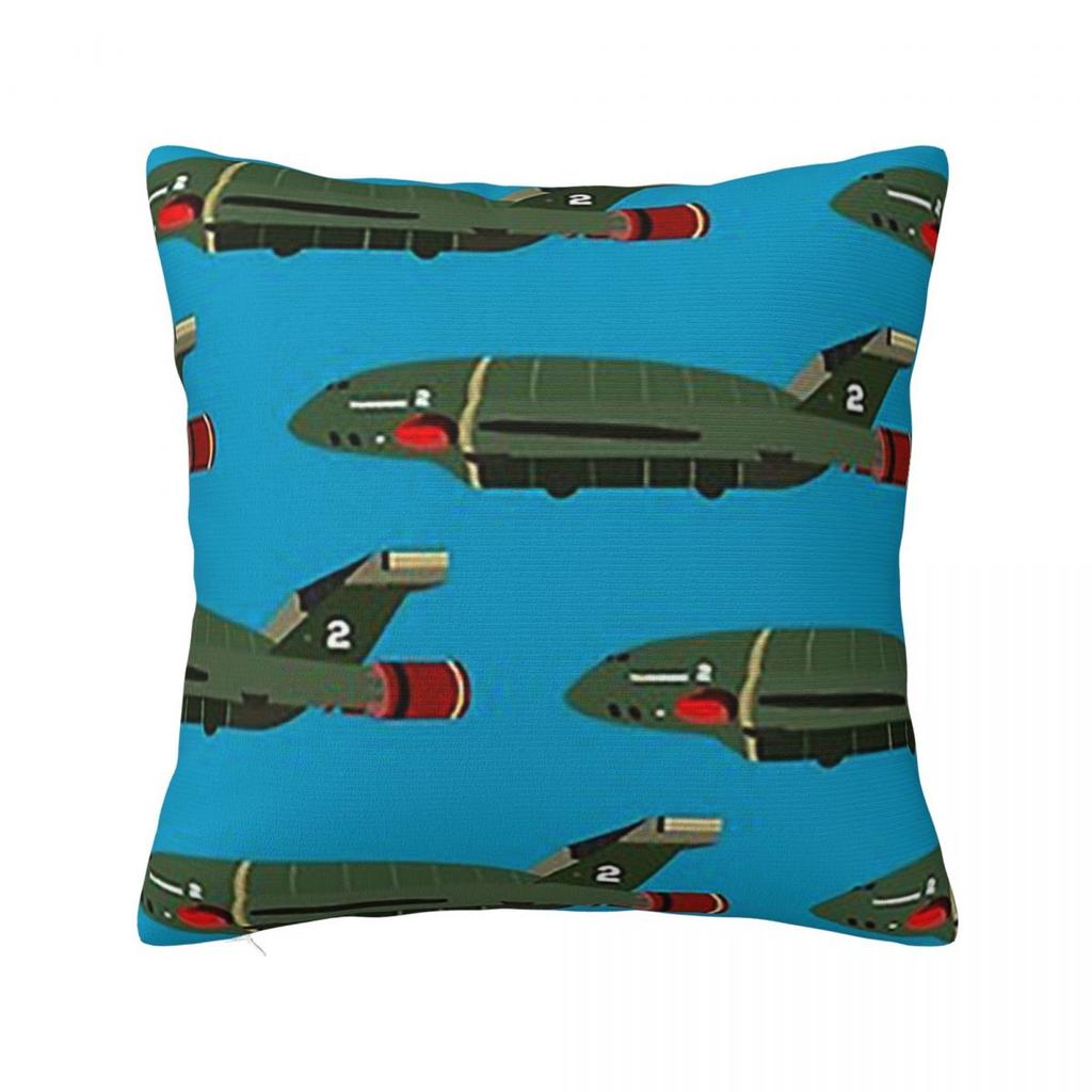 Thunderbird Aircraft Thunderbirds TV Original Series Virgil Tracy Square Pillowcase Pillow Cover Throw Pillow for Home Sofa