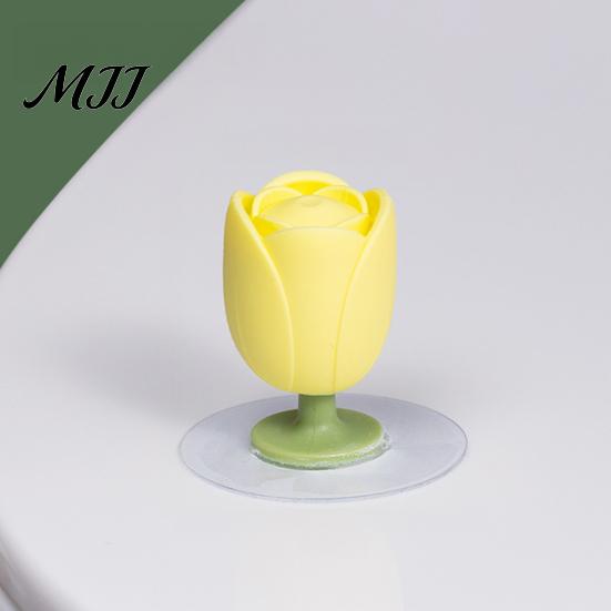 Non Slip Toilet Seat Handle Lid Lifter with Flower Handle, Silicone Easy Lifting Opener, Adjustable Anti-slip Gadget, No-touch for Bathroom Convenient