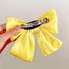 Frauen Elegante Schleife Haarspangen Einfarbig Satin Schleife Clips Mädchen Koreanische Fee Haarnadeln Party Kopfschmuck Haaraccessoires
