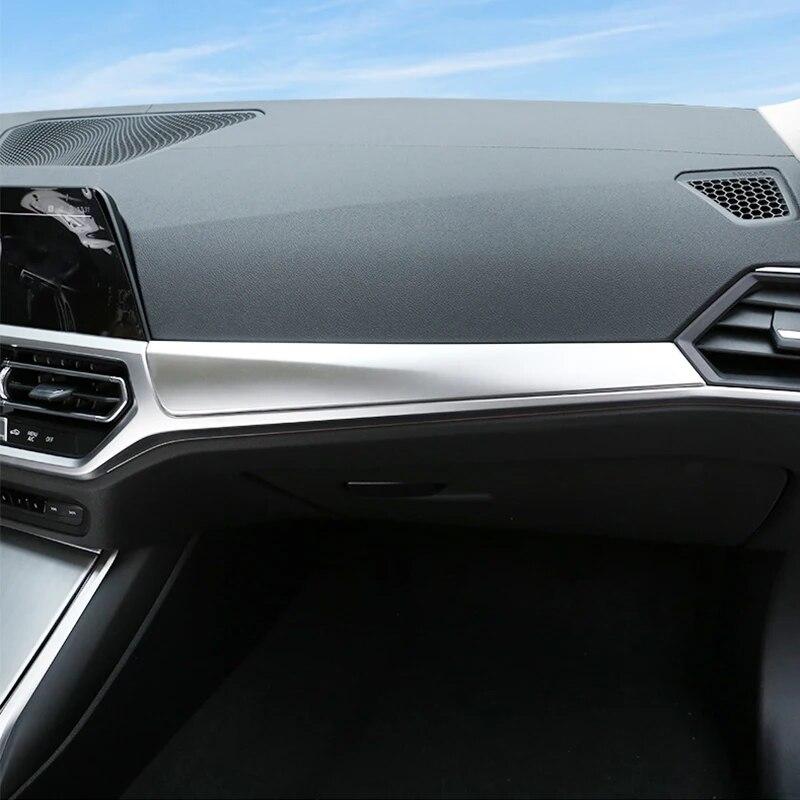For BMW 3 Series G20 G28  2Pcs Car Center Console Left Right Dashboard Panel Cover ABS Decorative Stickers Auto Accessories