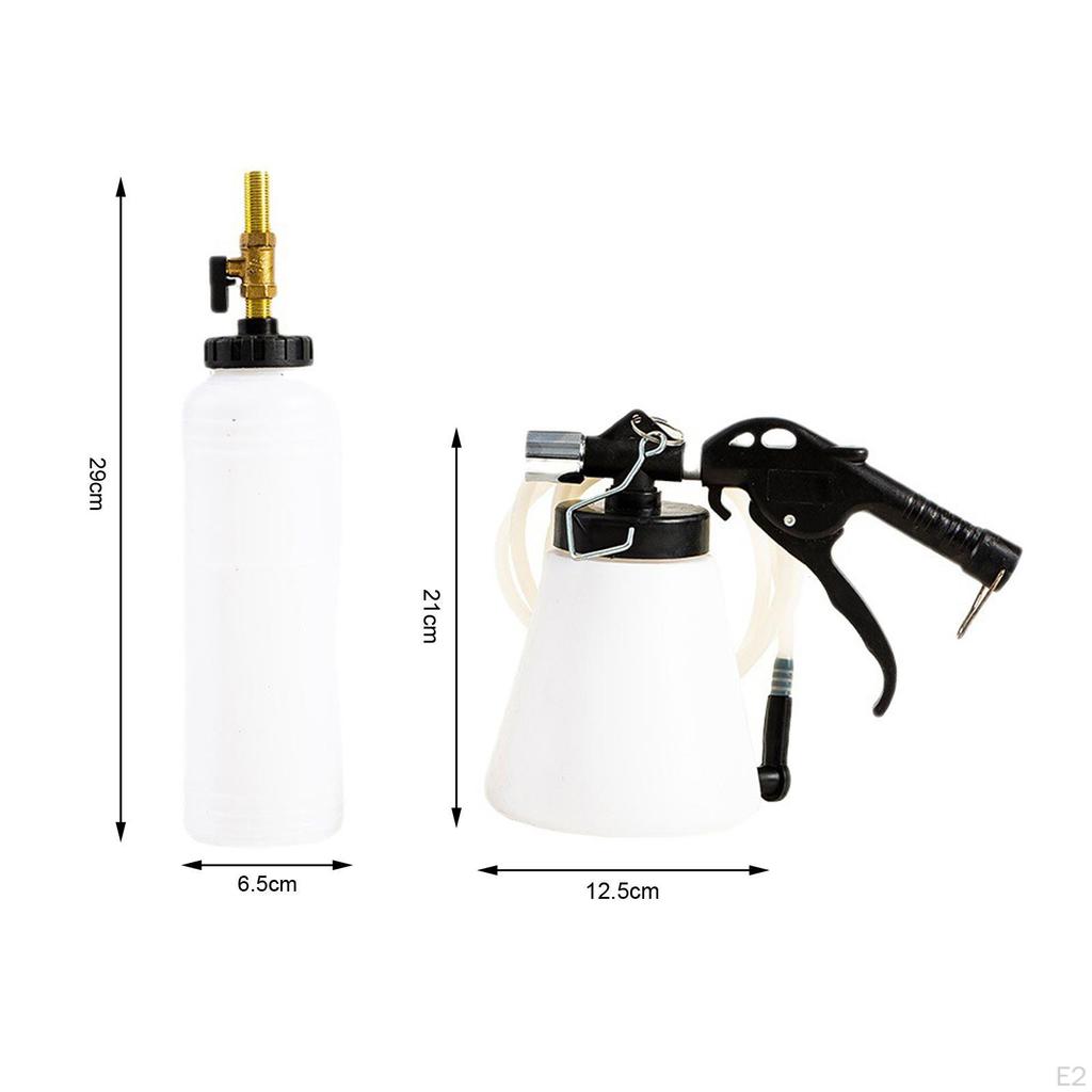 Car Brake Fluid Oil Change Set Replace Pneumatic with Adapters 1.9M Tube 1/4 inch
