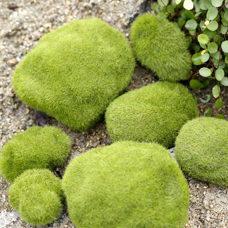 Искусственный мох, имитация украшения, искусственный газонный мох, искусственный камень, флокирующийся камень, аксессуары, микропейзаж, сделай сам 3cm зелёный