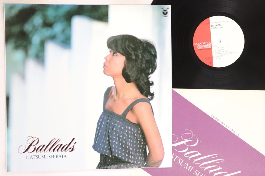 LP Record HATSUMI SHIBATA - Ballads AF7158 COLUMBIA 1982 Japan Japanese Pop/Rock Used