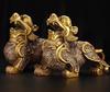 1 Pair High Quality Copper Animal Pixiu Inviting Wealth Opening Gifts Living Room Home Office Decor