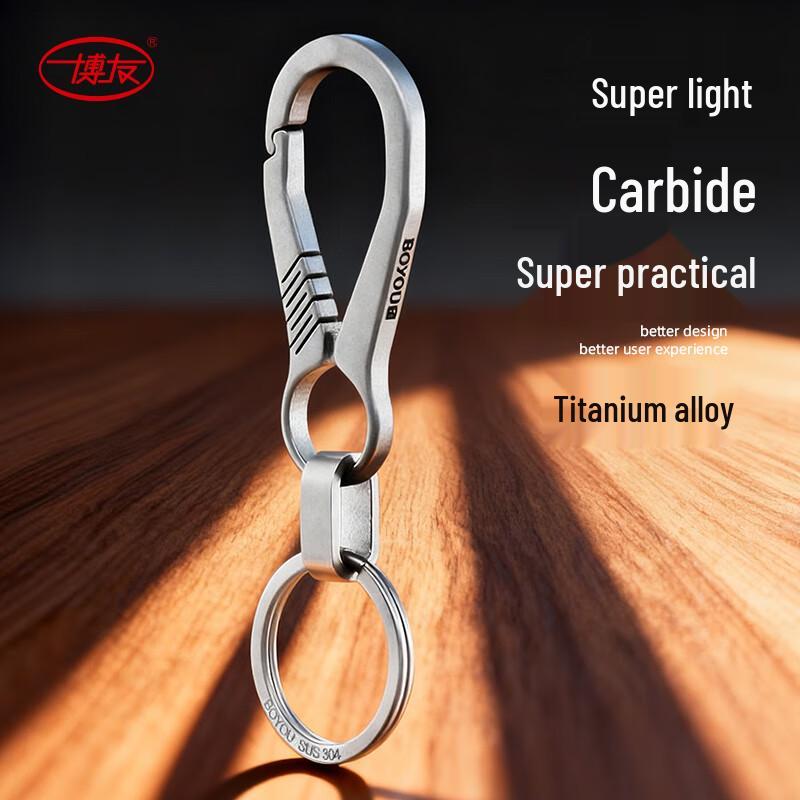Boyou Premium Metal Keychains & Key Rings
