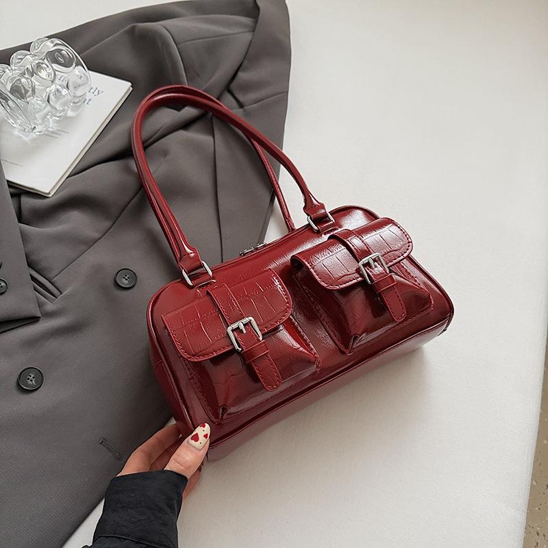 Premium pillow bag women's summer new commuter bowling bag fashionable versatile portable shoulder bag