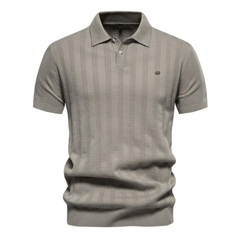 Men’s Euro Fit Short Sleeve Knit Polo Shirt