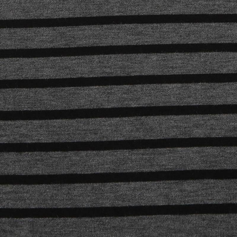Maglietta Basic Giapponese Slim a Maniche Lunghe a Righe Spalla Scoperta Girocollo Stile Street Coreano Primavera Autunno Y2K Grigia da Donna