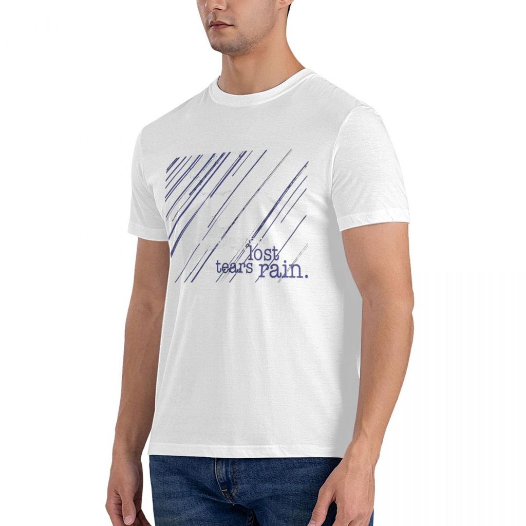 T-shirt Blades Runner 2049 Like Tears In Rain Print Men Tee Shirts Top Y2k Harajuku Tee Tops Street Fashion