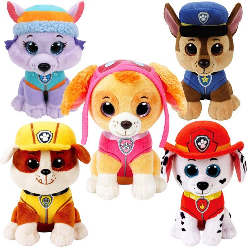 Patrol Paw Dog Plush Toy Figure Stuffed Animals Doll Rubble Rocky Chase