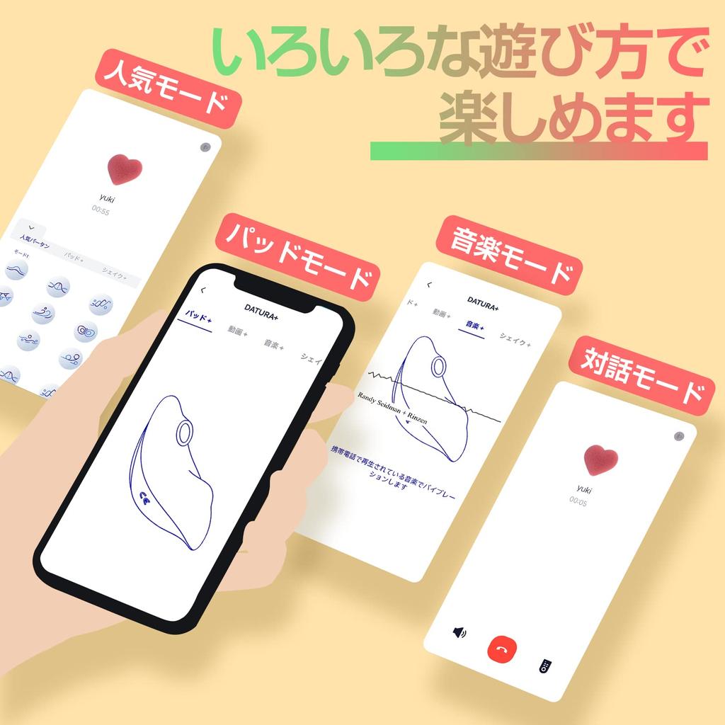 Remote Remote Vibrator Operation Suction Vibration Wearing 2 Points App 2 Points Outdoor Remote Medium Super Made of Soft Japanese Instruction Manual