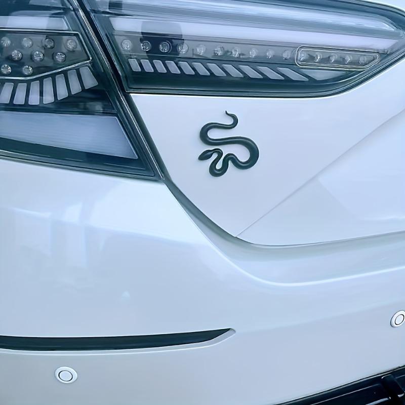 Auto Metalen Embleem Slangvormige Zijdecal Modificeerbare Waterdichte en Zonbestendige Staartembleem Voertuig Carrosserie Decoratie Sticker