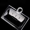 Modern Clear Soap Tray With Effluent Cavities Not Slide Base Impermeable Bathroom Addition Low Maintenance Plastic Substance Permanent