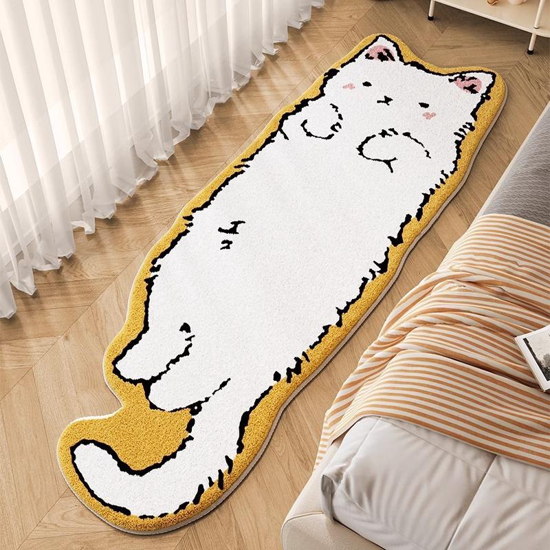 Cartoon Entrance Floor Mat Room Bedroom Bedside Carpet Anti Dirt and Wear Resistant Living Room Carpet
