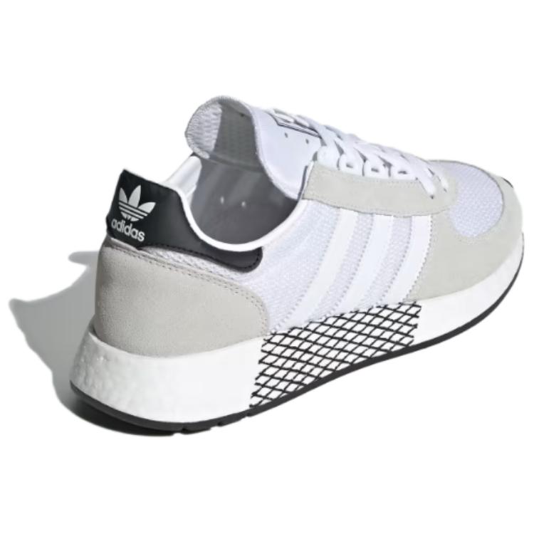 adidas Originals MARATHON TECH Rutschfest Leicht Nicht rutschend Leicht Niedrig geschnitten Freizeit-Schuhe Unisex Grau Weiß EE4925