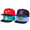 Unisex Anime Cartoon Embroidery Adjustable Hip Hop Baseball Hat Flat Top Caps Spring Autumn Outdoor Leisure Hats Travel Accessories for Women Men