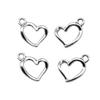 Charms Openwork Heart Pendants Vintage Jewelry Supplies QC068