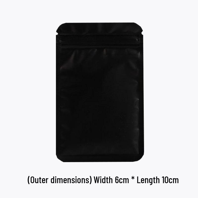 Double-Sided Frosted Aluminum Foil Self-Sealing Opaque Packaging Bag for Colored Ornaments