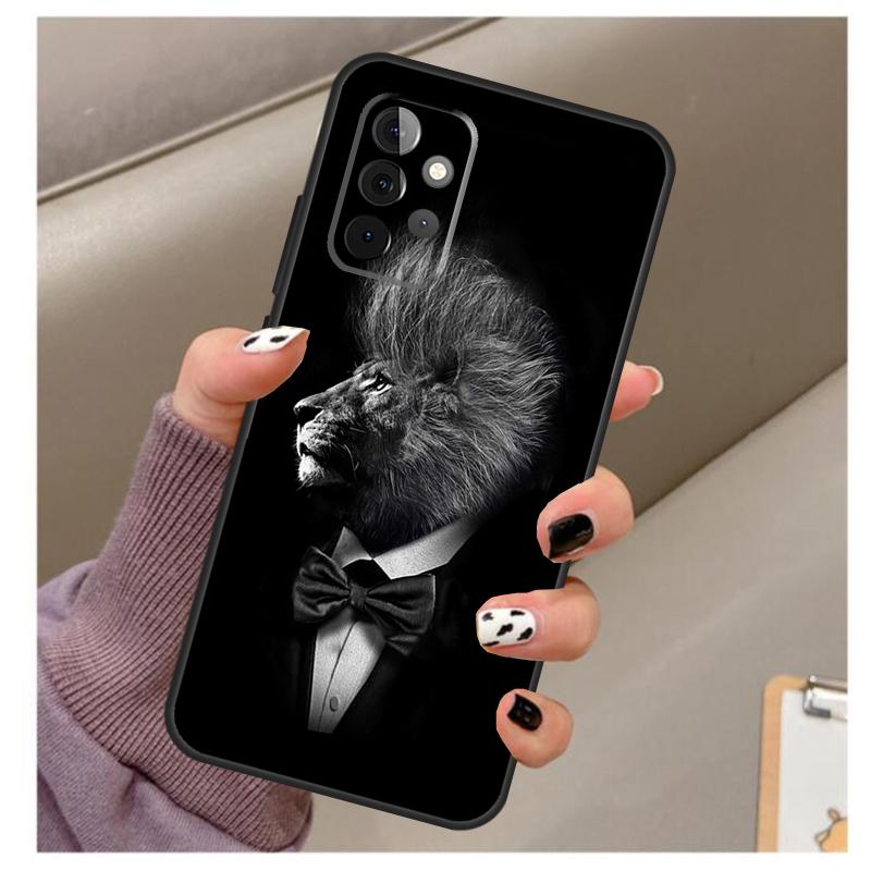 Man Suit Shirt Tie Case For Samsung Galaxy A34 A54 A14 A06 A16 A26 A36 A56 A12 A32 A52 A13 A33 A53 A15 A35 A55