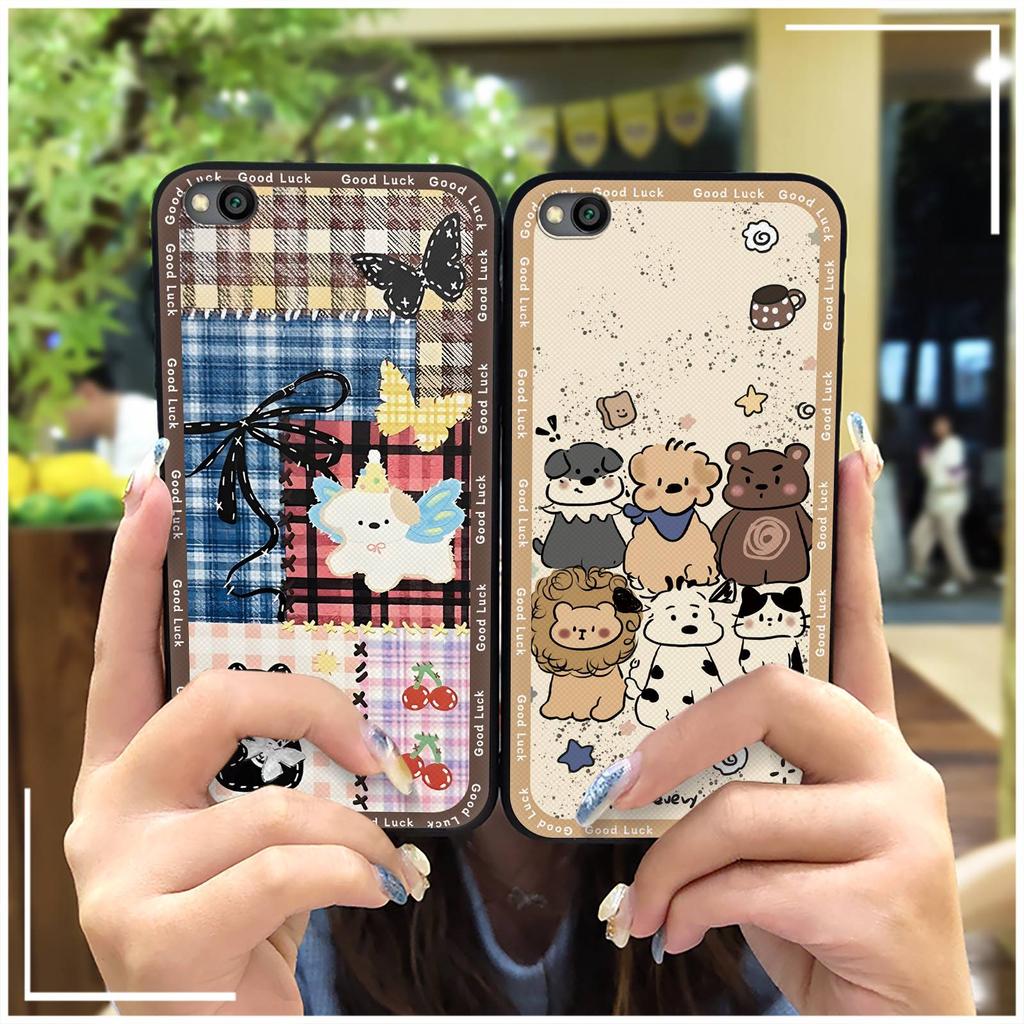 Cartoon Full Wrap Phone Case For Xiaomi Redmi GO Cute Protective Shockproof Silicone Graffiti Anti-knock Dirt-resistant