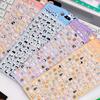 Kawaii Panda Animal 3D Bubble Cotton Stickers Lovely Cartoon Pattern Stickers Phone Shell Handmade DIY Decoration Decals