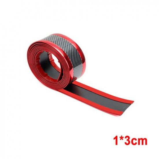 Carbon Fiber Auto Car Door Sill Scuff Cover Plate Protector Sticker Accessories
