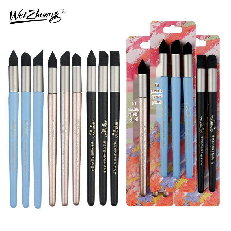 Heavy Duty Color Oil Pastel Sponge Eraser for Art Students & Exam Highlights