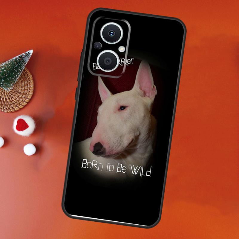 Bull Terrier Dog Puppies Case For OPPO Find X8 X6 X9 Pro OPPO Reno 7 8 Lite 10 11 12 13 14 Pro 11F 12F 13F 14F Cover