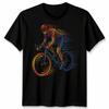 Cyclist Dots Unisex T Shirt Cycling Bicycle Bike Rider Gift Present Cool Idea