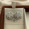 Simple Chinese Plate Long Knot Stud Earrings Light Luxury Retro Fashion Exquisite High Sense of National Style Wear Personalized Earrings