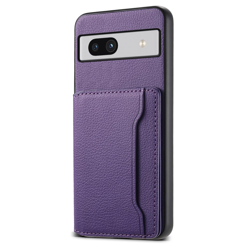 For Google Pixel 7a Case Card Slots Calf Texture Anti-drop Phone Cover