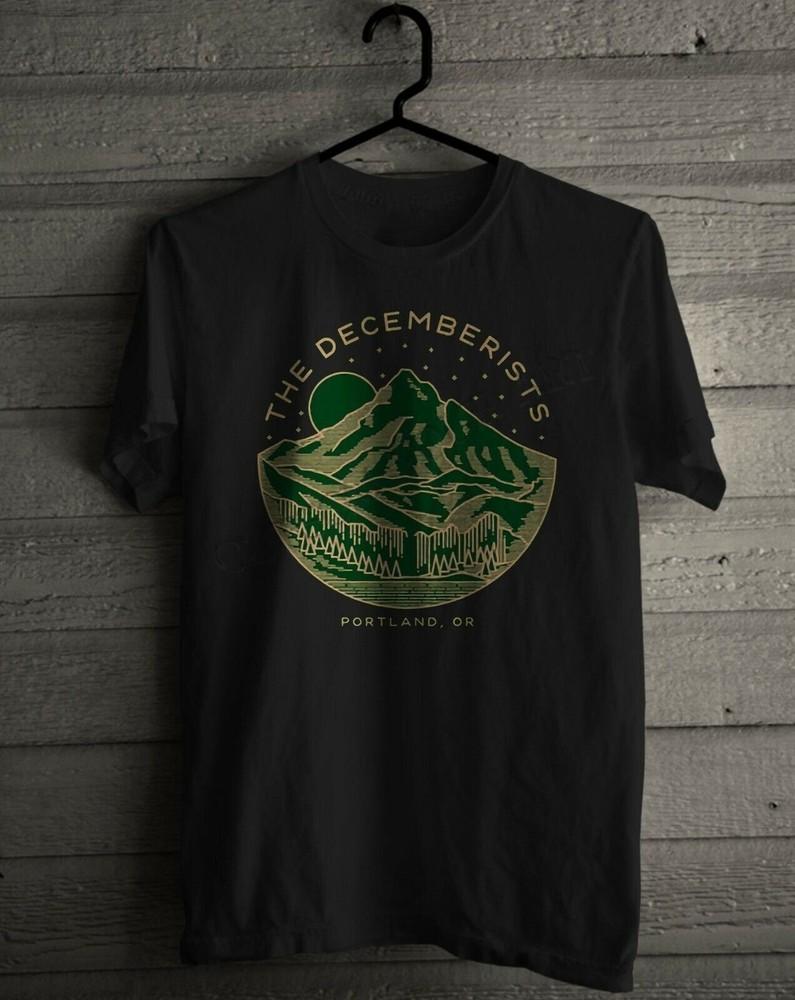 The Decemberists Band Black Color 100% Cotton T-Shirts Unisex T-Shirt XL