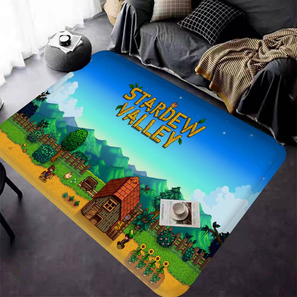 Anime Game Stardew Valley Kitchen Mat Nordic Style Bedroom Living Room Doormat Home Balcony Anti Slip Welcome Rug