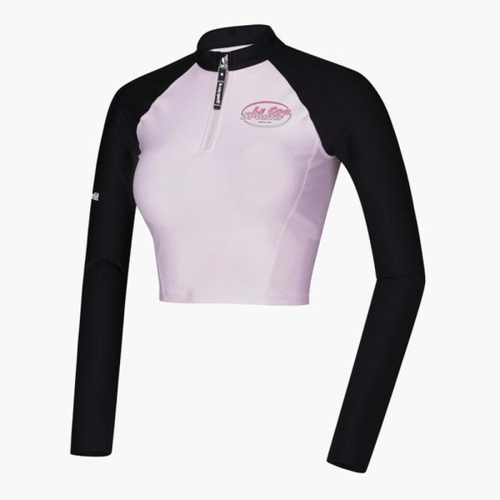 Le Coq Sportif Long sLeeve Half Zip Rash Guard Lpk Qp222srl51