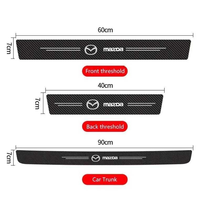 2025 Hot Car Door Sill Protector Strips Trunk Anti-Scratch Stickers for Mazda CX3 CX5 Atenza 3 Axela 2 MX5 6 CX7 RX7 626 CX30 St
