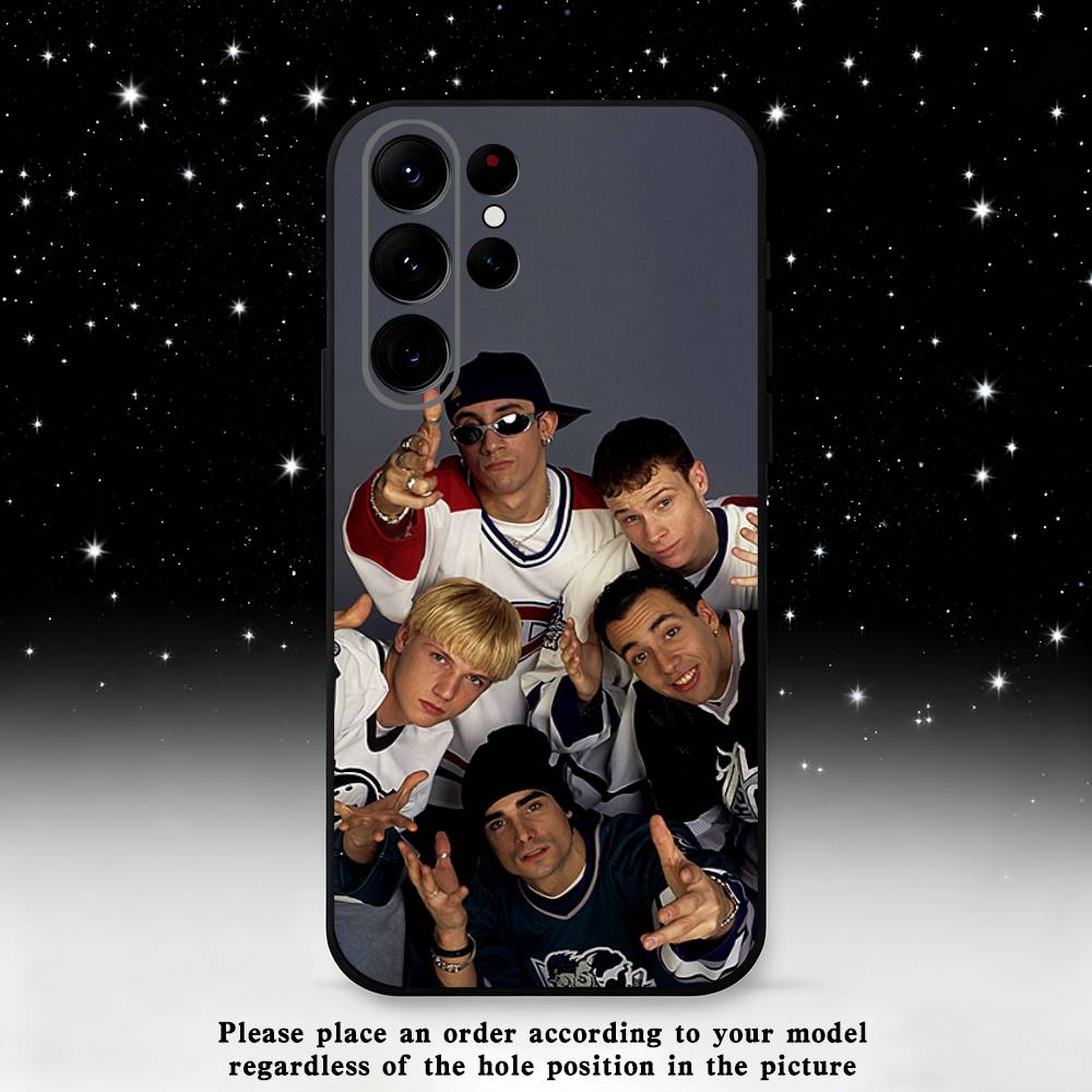 

B-Backstreet Boys BSB Phone Case For Samsung S25,S24 Ultra,S20,S30 plus,S22 plus,S23,S30 Ultra 5G Silicone Black Shell Samsung S20plus5G